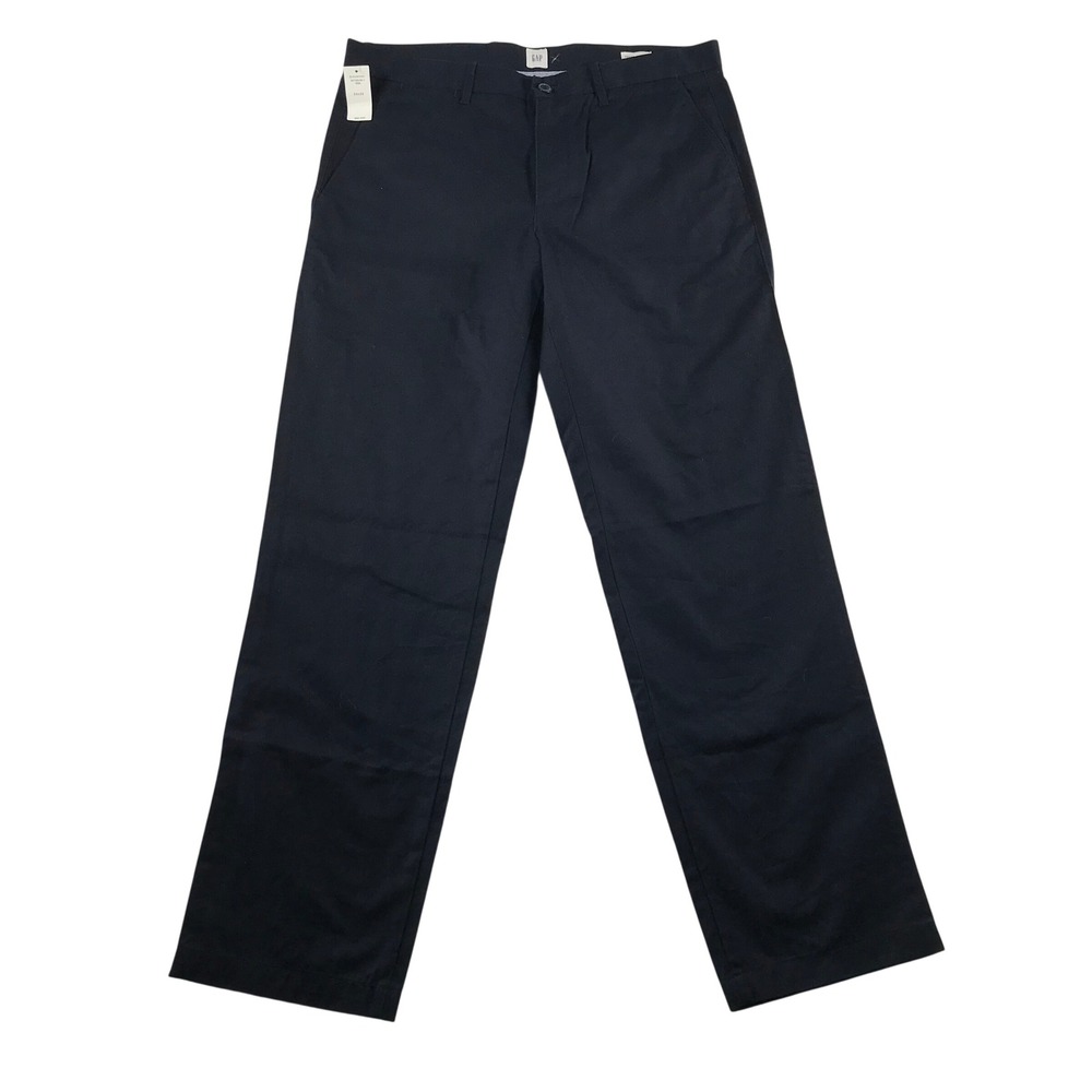 Gap Mens Relaxed Fit Chino Pants Navy Blue 100% Cotton 33x32 357153-00-1